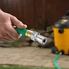 Garden Hose to Mini Power Washer Adapter Stainless Steel Leak-Proof Adapter 3/4 GHT to 1/4 Quick Connector for Car Wash & Outdoor Cleaning