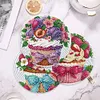 4PCS Diamond Painting Coasters Kit with Holder for Dining Tables (Cupcakes)