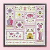 (Counted/Stamped) Bees In The Garden-14CT Cross Stitch 33*33cm/12.99*12.99in