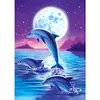 Dolphin - Full Round Diamond Painting 30*40cm/40*50cm