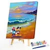 Mickey Mouse Playing-Paint By Numbers Acrylic Painting 40*50CM