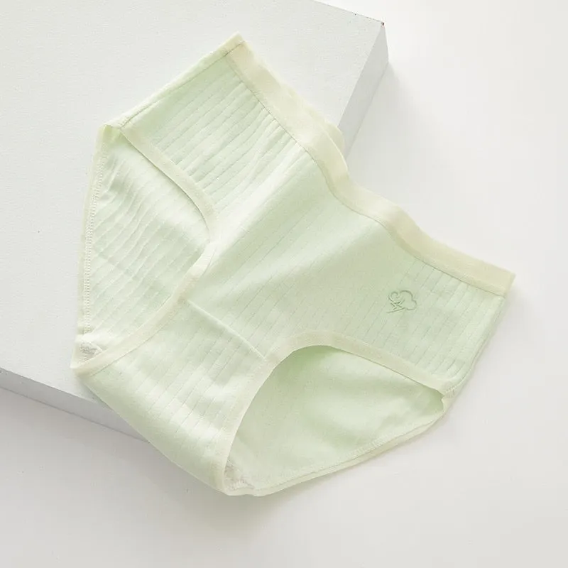 M-XL Cotton Panties Women's Underwear Sexy Lace Underpants Girl Solid Color Briefs Female Traceless Lingerie For Woman