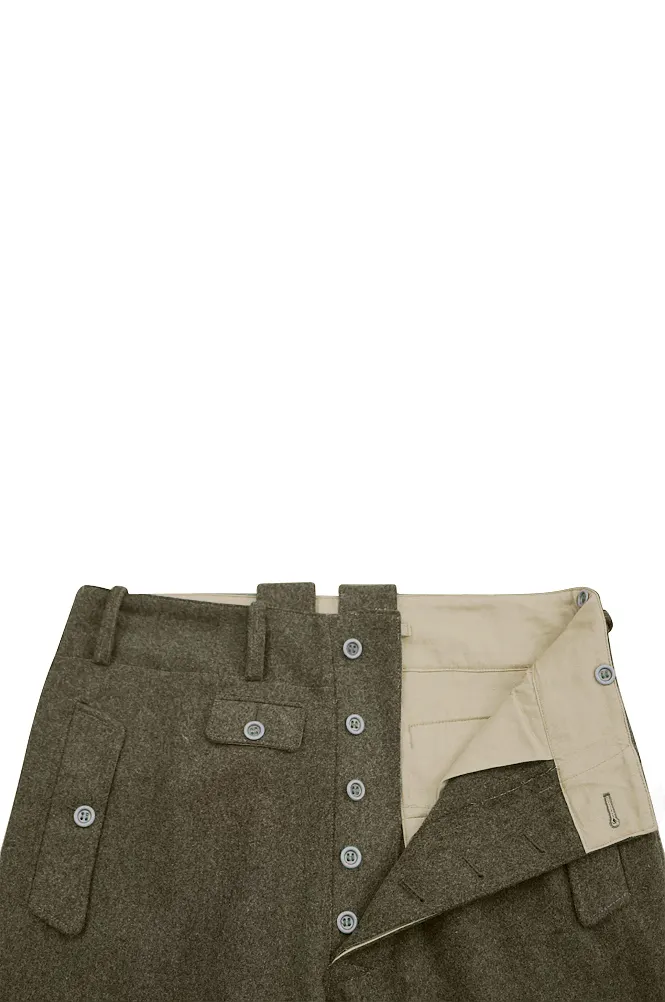   Elite German M1944 Brown Wool Trousers German-Uniform