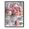 (Counted/Stamped) 11CT/14CT Rose Vase - Cross Stitch 46*36cm/18.11*14.17in