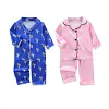 Kid Baby Girls Boys Cactus Print Sleepwear Pajamas