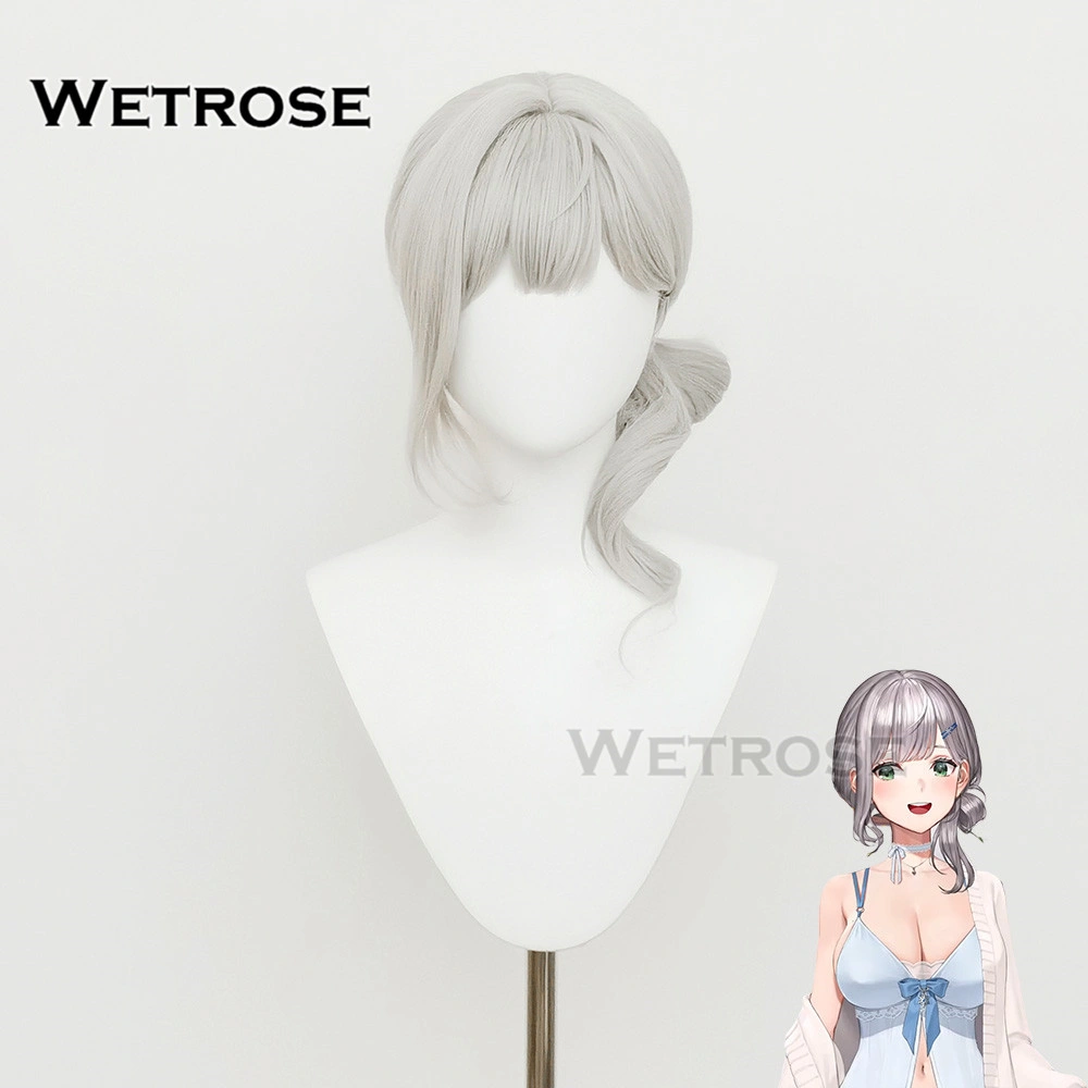 [Wetrose] In Stock Hololive Vtuber Shirogane Noel 2025 New Outfit Nightwear Cosplay Wig
