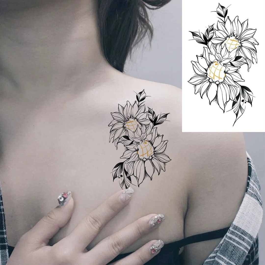 Realistic Swallow Temporary Tattoos For Women Men Whale Scorpion Wings Fake Tattoo Body Art Water Transfer Tatoos Sticker Wrist