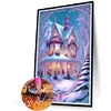 Diamond Painting-DIY Full Round Drill Snow Castle(40*60CM)