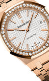 Rose Gold 904L Steel Silver White Dial - Watches - 37mm
