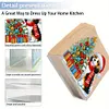 Acrylic Christmas Dogs Double Sided Diamond Painting Paper Towel Napkin Holder