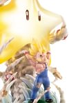 Spirit Bomb Mario with LED - Dragon Ball Super Mario Statue - ChaoShe Studio