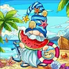 (Multi-Style) Gnome - 11CT Stamped Cross Stitch (Multi-Size)