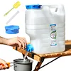 12L Camping Water Jug with Faucet Portable Water Tank for Vehicle Car Camping