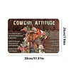 Cowgirl Attitude - Vintage Metal Signs - 20*30cm/30*40cm - Western