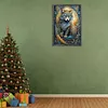 Diamond Painting-DIY Full Round Drill Black Wolf(40*60CM)
