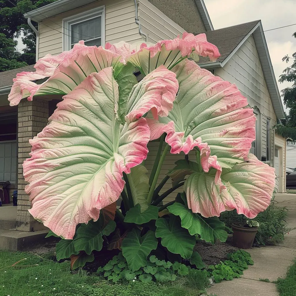 🌿Fascinating giant caladium🌈