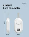 Portable Watch Charger, 2500mAh iWatch Charger Fast Charging, Portable Watch Wireless Charger