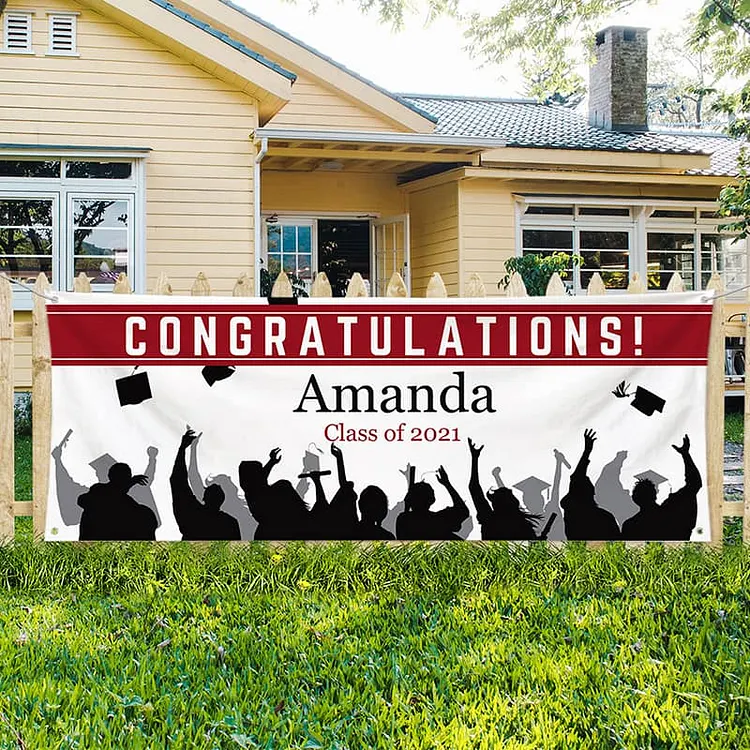 Custom Graduation Banner - Let&lsquo;s Party