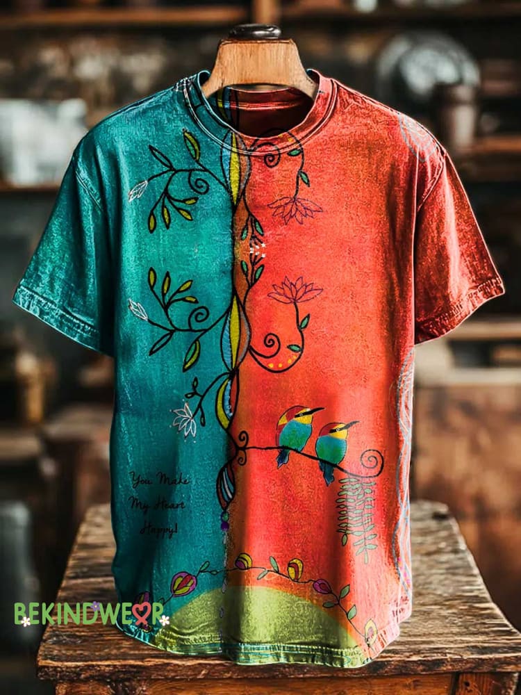 You Make My Heart Happy! T-shirt Multicolor / S
