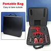WOYO PDR500 Car Dent Pull Lifter Kits, With 3 Kinds of Foot Pad & Long/Round Tabs Adapter, PDR Tools Adjust the Width Between Foot Pad to Fit Different Dent, PDR Kits