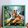 Tiger - 11CT Stamped Cross Stitch - 40*40cm - Animal