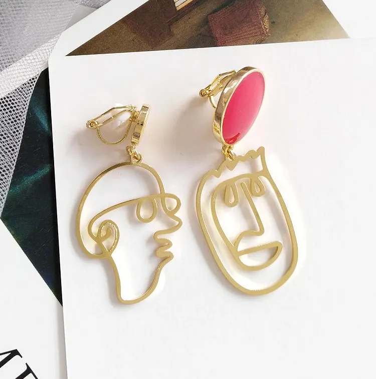 Creative Face Earrings
