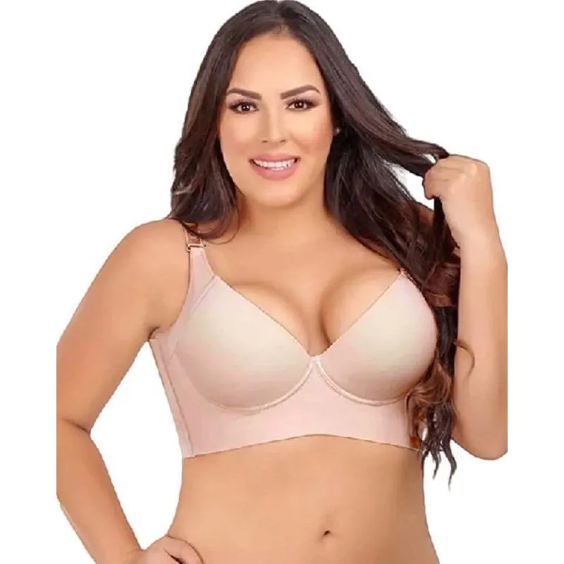 🔥BUY 1 GET 1 FREE🔥-Hide Back Fat Full Back Coverage-Deep Cup Bra