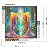 Diamond Painting-DIY Full Round Drill Forest Candle
