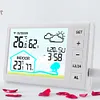 Wireless Weather Station Digital Thermometer Hygrometer Alarm Clock for Desktop