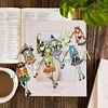 6pcs Bookmark Diamond Dots with Crystal Little Witch Dot Drill Book Mark Kit