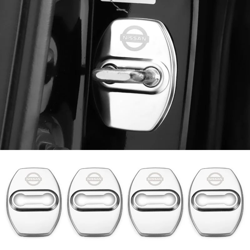 Car door lock alloy protective cover (4 pieces)