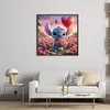Stitch Holding A Rose-11CT Stamped Cross Stitch 40*40cm/15.75*15.75in