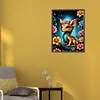 Diamond Painting-DIY Full Round Drill Dragon And Flower
