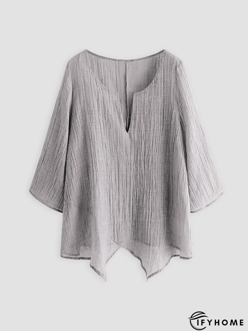 Loose Linen Women Summer Blouse | IFYHOME