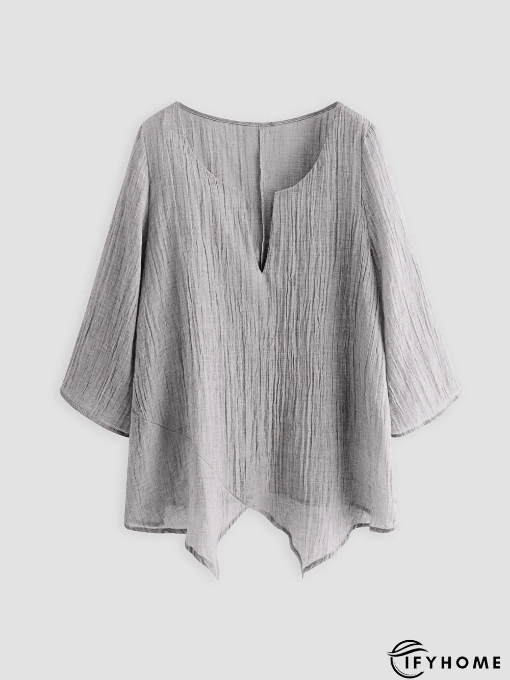 Loose Linen Women Summer Blouse | IFYHOME