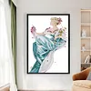 (Multi Style)Queen Of Seasons-Full Embroidery 2 Strands 14CT Stamped Cross Stitch-41*59CM