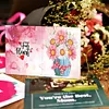 8pcs/set DIY Diamond Painting Greeting Cards Thanks Mosaic Postcards Kits