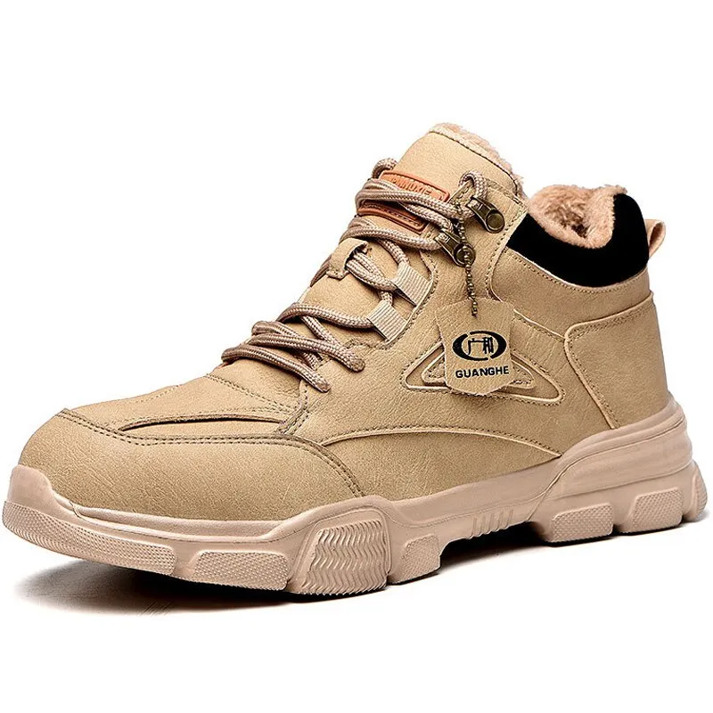 Male Safety Shoes Work Sneakers Indestructible Work Safety Boots Winter Waterproof Shoes Men Steel Toe Shoes Sport Safty Shoes