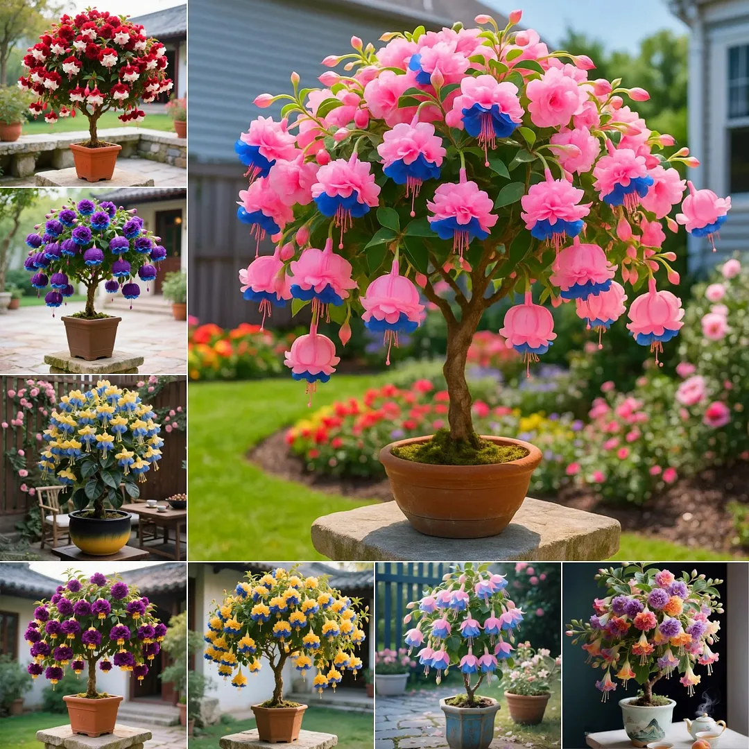 Ruby-🔔Double Fuchsia Bulbs