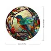 Hummingbird Glass Painting-Paint by Numbers Acrylic Painting 40*40CM