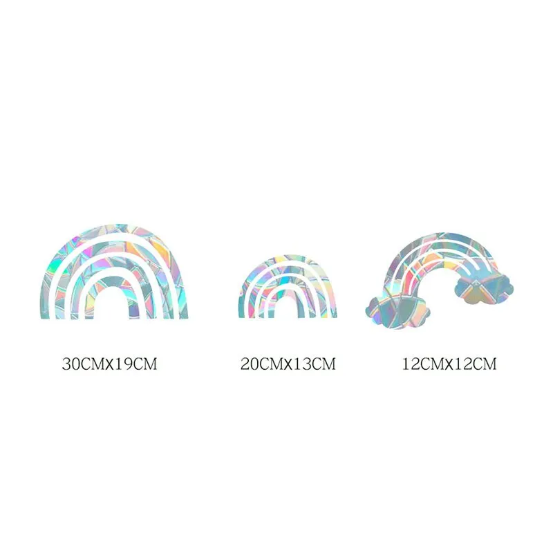 1pcs Lotus Window Decor Film Electrostatic Glass Sticker Rainbow Prism Decals Living Room Bathroom Balcony Decoration