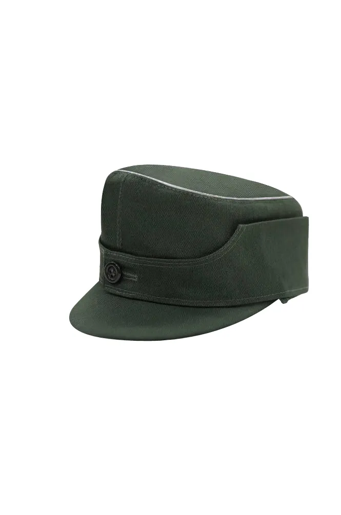   Gebirgsjager Single Button Bergm&uuml;tze Reed Green HBT Field Cap German-Uniform