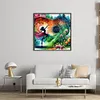 Music Notes Art-11CT Stamped Cross Stitch 40*40cm