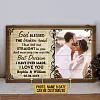 Personalized Photo/Name: Couple Husband Wife God Blessed The Broken Road Photo Gift Vintage Metal Sign//Wooden Signs