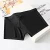 Men's Pouch Trunks Ice Silk Enhance Underwear Briefs Low-Rise Ultra-Thin Bulge Pouch Boxer Briefs