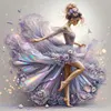 (Multi-Style)Gorgeous Dress Girl & Fairy-Full Round Diamond Painting 40*40CM