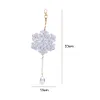 4pcs Window Hanger Double Sided Diamond Art Christmas Snowflake Wind Chimes Gift