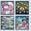(US Local)4Pack Xmas-Special Shaped Diamond Painting Kit(30x30cm)