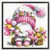 (US Local)Gnome - 9CT Partial Beaded Cross Stitch Kit(39x39cm)
