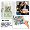 (US Local)Acrylic Special Shape Flowers 5D DIY Diamond Painting Dots Pendant for Window